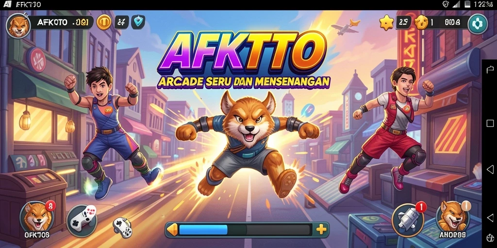 Tampilan gameplay seru dari AFKTOTO dengan level yang menantang.