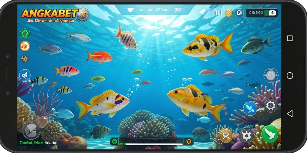 Gameplay seru menembak ikan di ANGKABET.