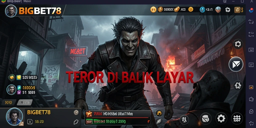 Tangkapan layar menampilkan gameplay mencekam dari BIGBET78.