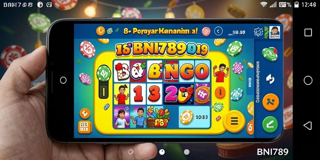 Tampilan gameplay Bingo yang seru dan interaktif.
