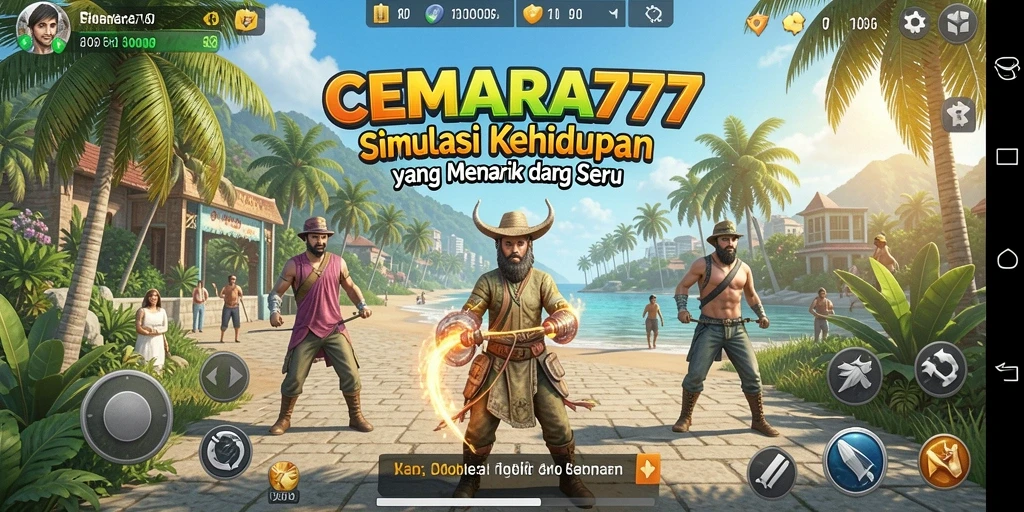 Screenshot utama CEMARA777 yang menampilkan pengalaman gameplay simulasi terbaik.