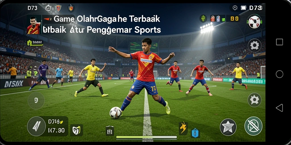 Gameplay D73 yang mendebarkan dengan grafis menakjubkan.