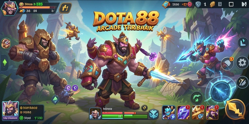 Tangkapan layar gameplay DOTA88 yang penuh aksi dan seru.