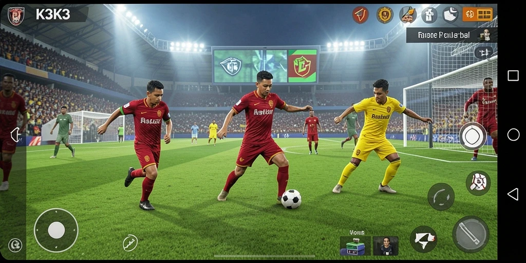 Tampilan gameplay K3K3 yang menegangkan dan realistis.