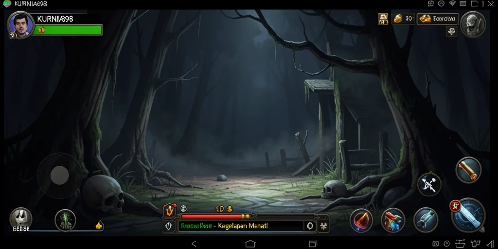 Gameplay seram dengan makhluk mistis yang mengintimidasi.