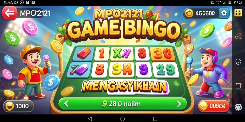 Screenshot gameplay yang menunjukkan keseruan bermain Bingo di MPO2121.
