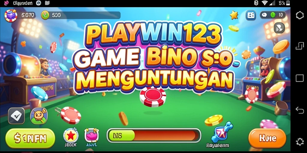 Tampilan menarik dari gameplay Bingo di PLAYWIN123.
