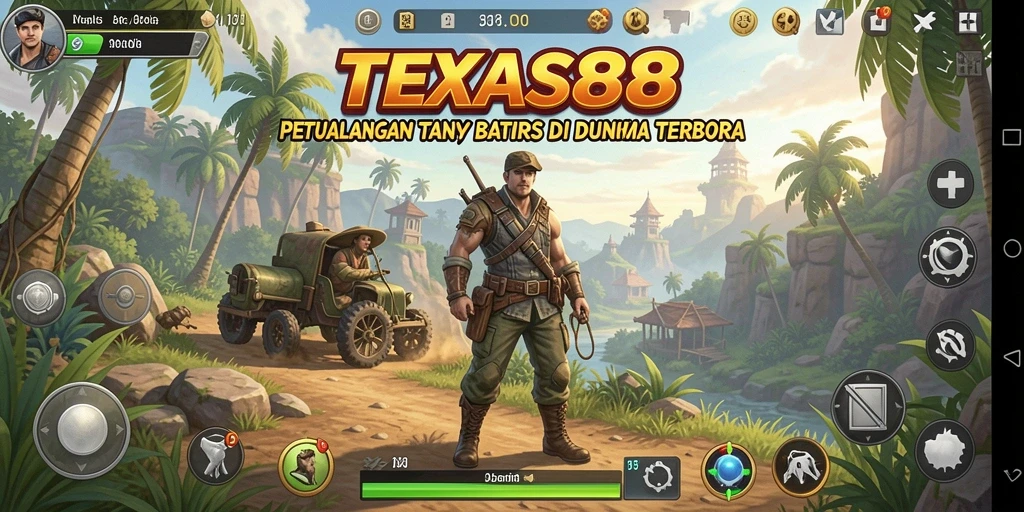 Tampilan gameplay TEXAS88 yang mendebarkan di dunia terbuka.