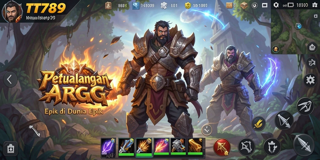 Gameplay seru TT789 yang penuh aksi dan strategi.