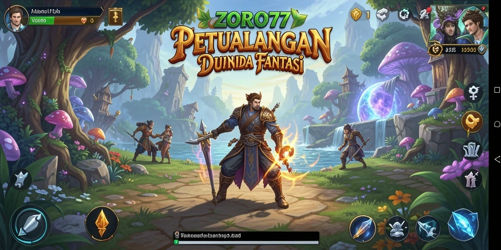 Tampilan gameplay menarik dari ZORO77 yang penuh petualangan.
